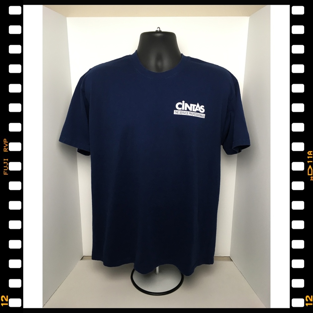 T-Shirt~Cintas~The~Uniform~People~Blue~White~